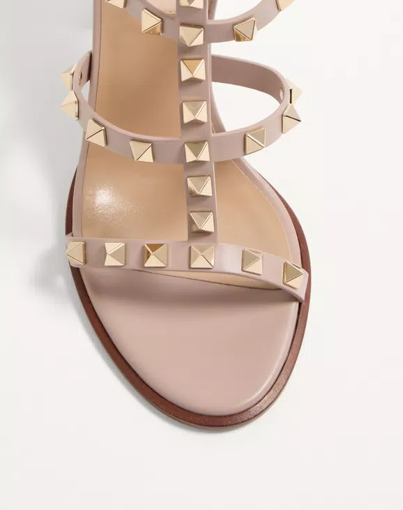 Valentino Rockstud Ankle Strap Sandal 90 Mm - Image 3